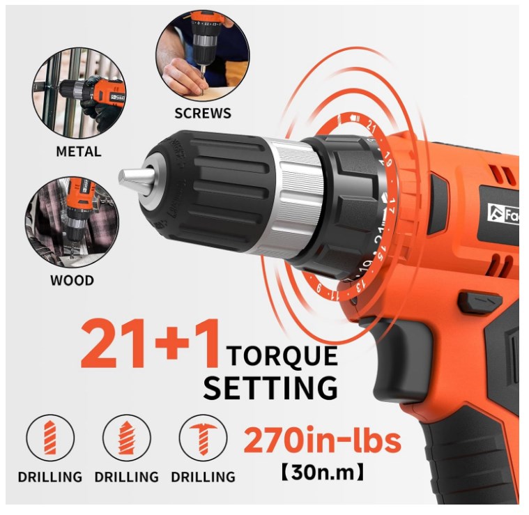 Torque settings detail